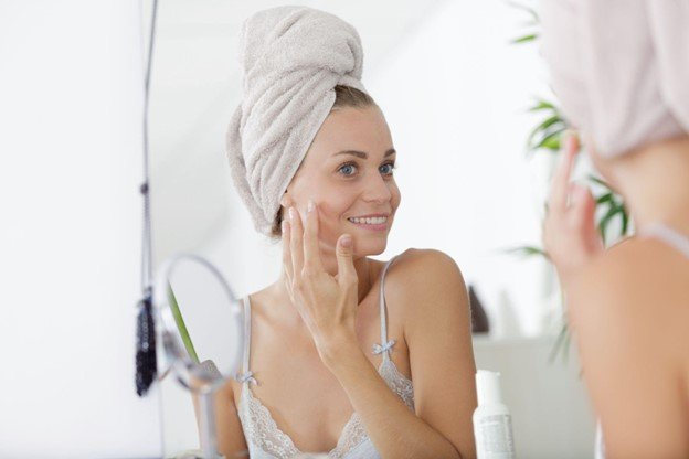 foto maquillaje toalla