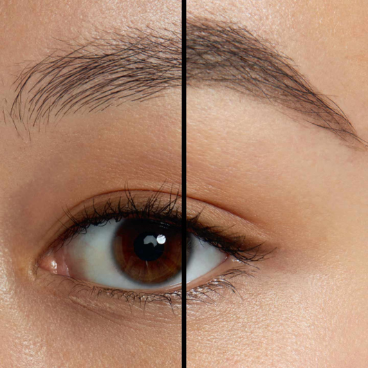 Cejas antes y después
