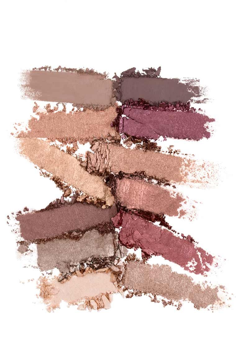 Maybelline espana sombra ojos paleta Burgundy Bar Palette textura