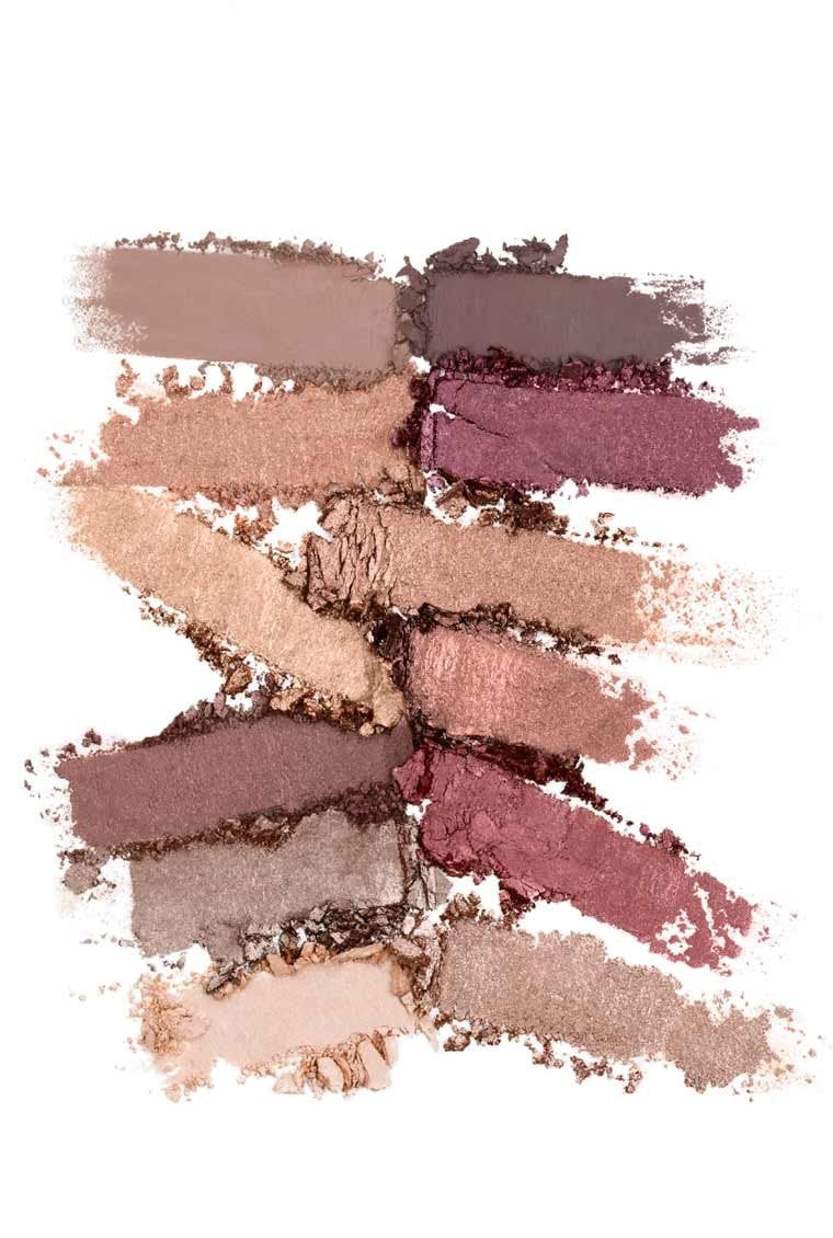 Maybelline espana sombra ojos paleta Burgundy Bar Palette textura
