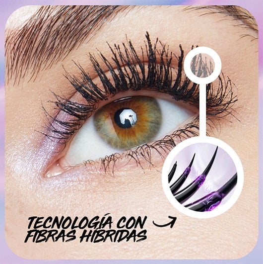 Máscara para Pestañas con tecnología de fibras híbridas