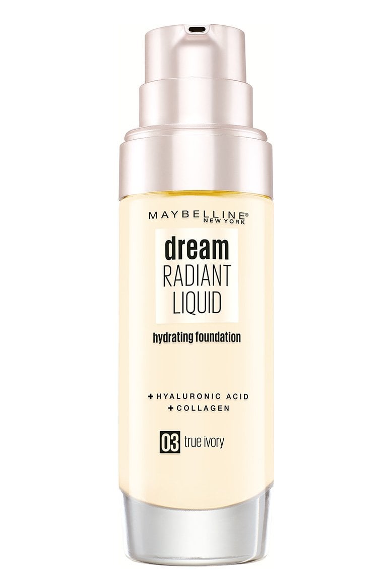 Maybelline rostro base maquillaje dream radiant liquid 3 True Ivory A