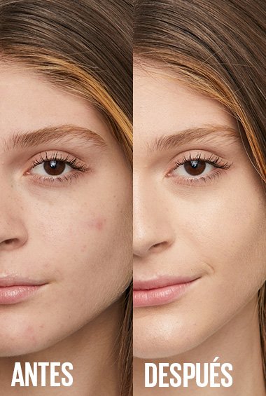 MAYBELLINE IP GLOW ANTES DESPUES ES