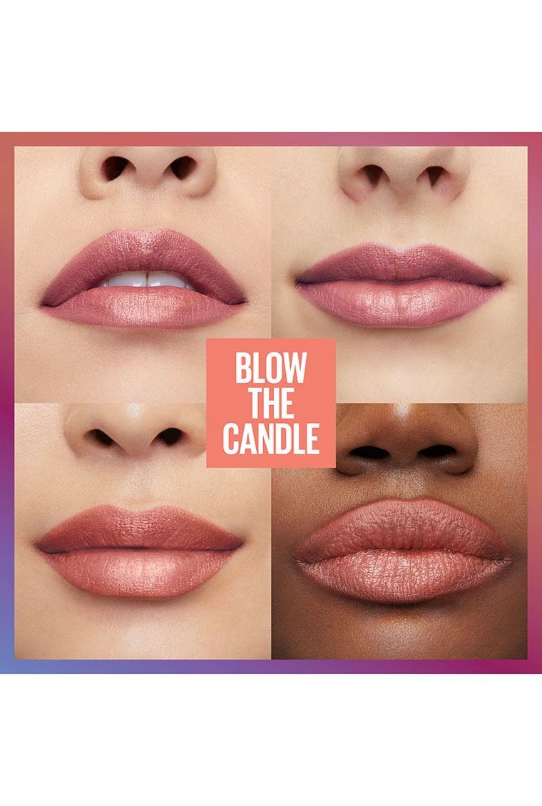 Maybelline lip Super Stay birth edition ink crayon 190 blow the candle 041554072921 d