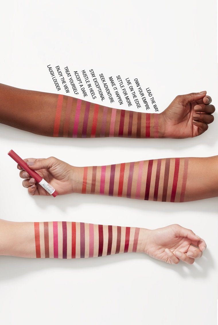 Maybelline Super Stay matte lip crayon 12hr swatch