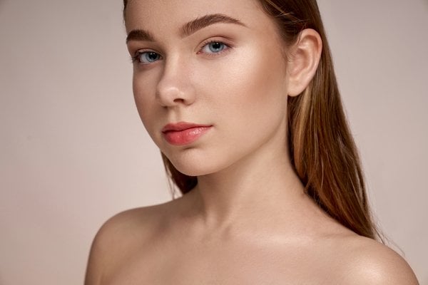 seductive young girl with perfec