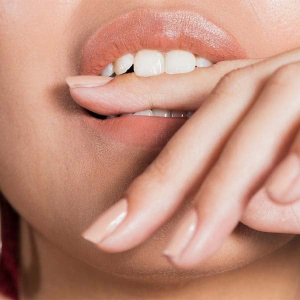 efecto labios mordidos