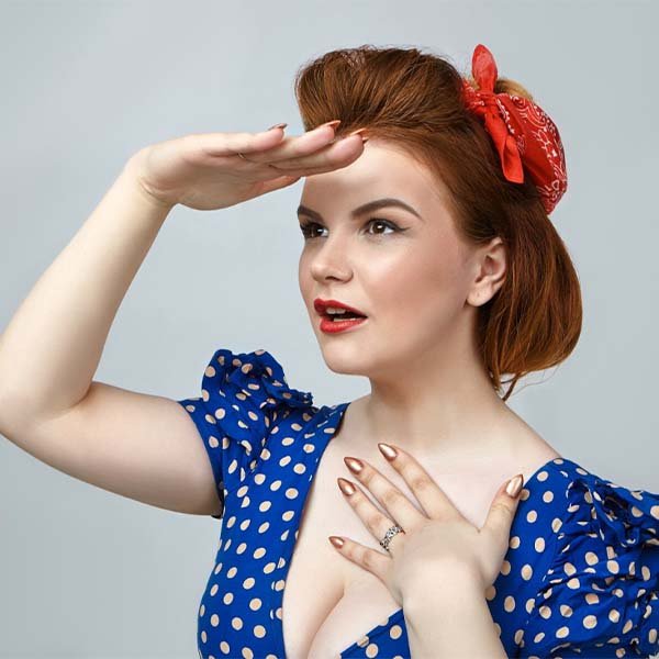 estilo pin up maquillaje