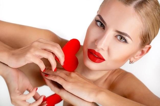 labios en forma de corazon