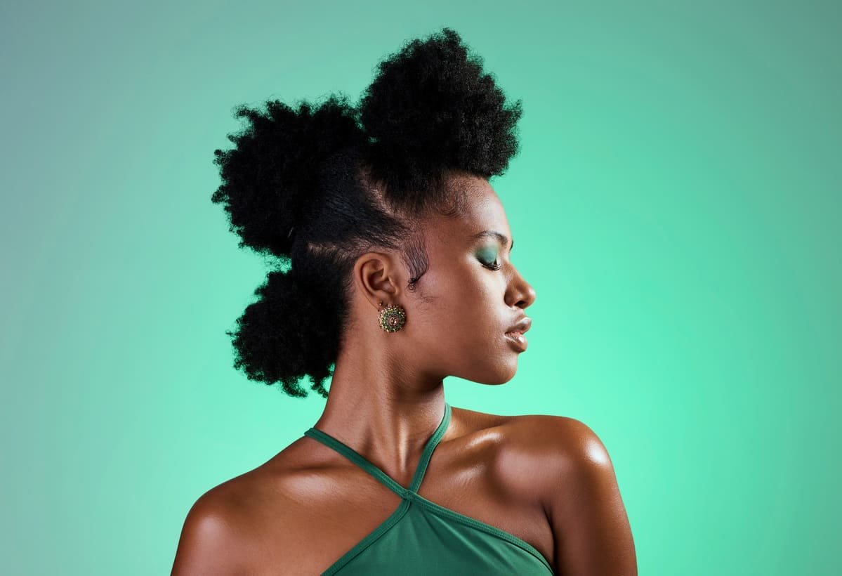 maquillaje verde